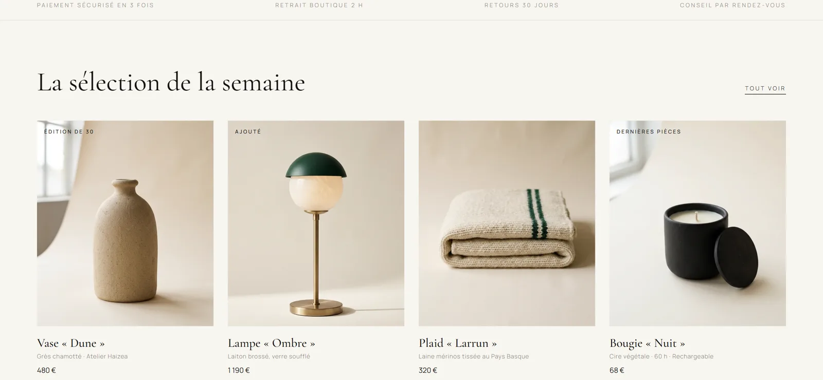 Maquette Lumen, vue suivante